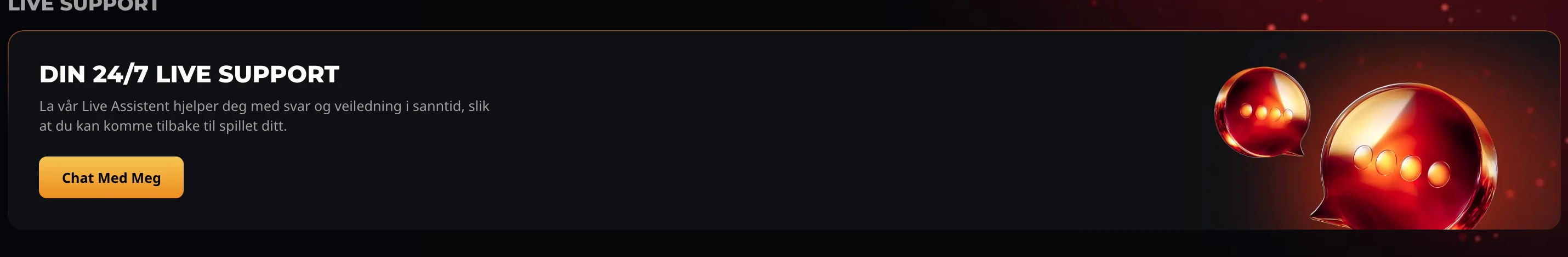 Instant casino kundestøtte